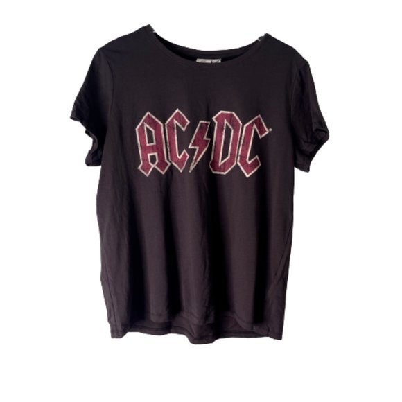 H&M Tops - H&M AC/DC L Large T Tee Shirt Black